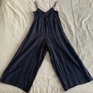 O'NEILL - Cute Boho Dark Blue Print "Anabella" Romper Jumper Onesie- Size M